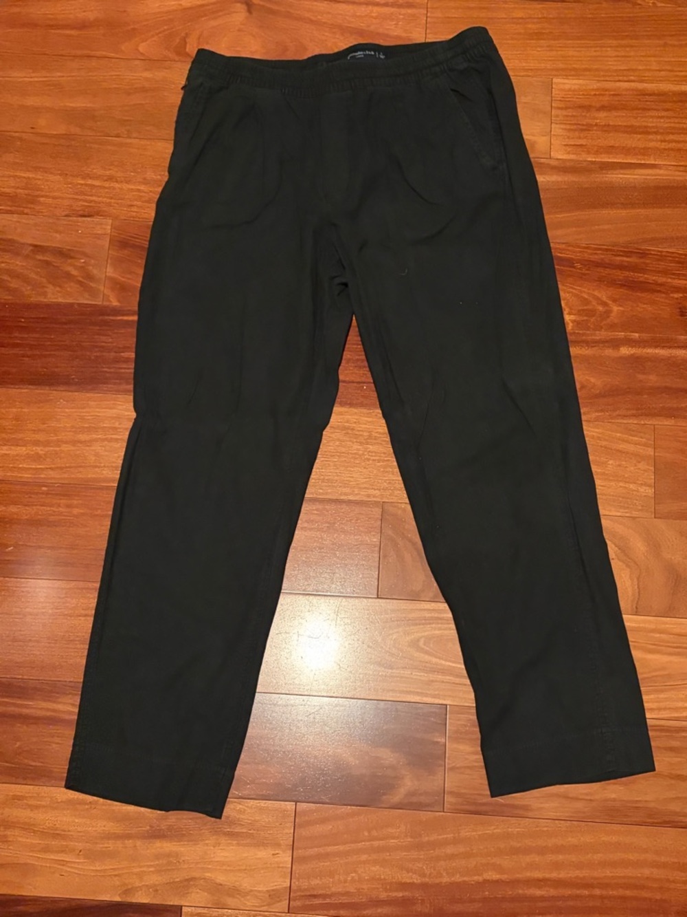 Linen Cotton Blend Loose Pants from A&F